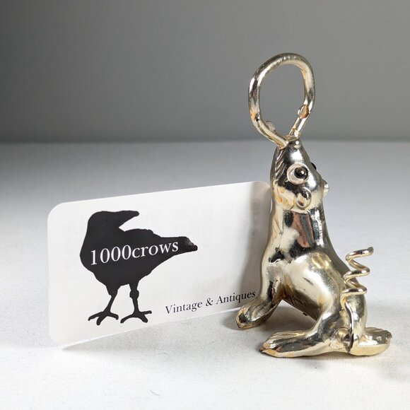 Vintage metal sea lion bottle opener and corkscrew - Picture 8 of 8